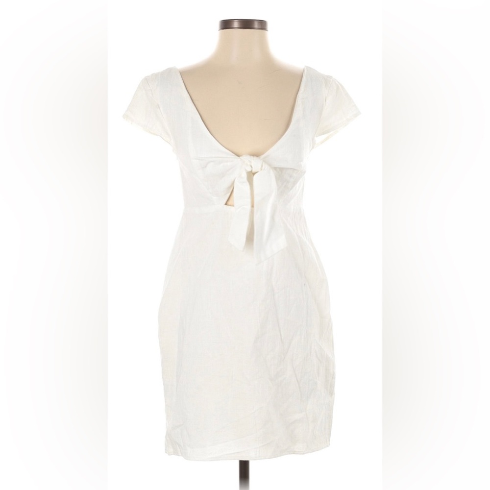 MPC Tie-front 100% Cotton Mini Dress